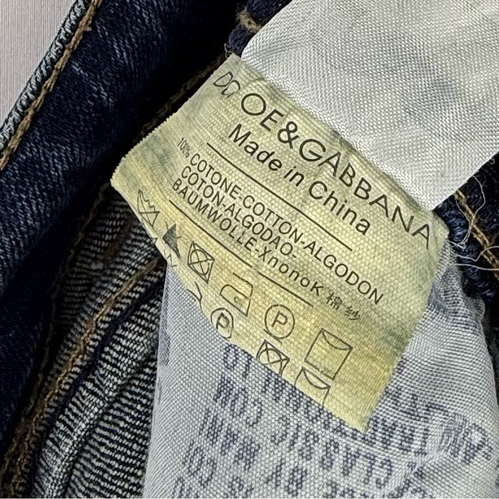 Vintage Y2K “D&G” Straight Leg Jeans | Indigo | SIZE 29 - Picture 9 of 10